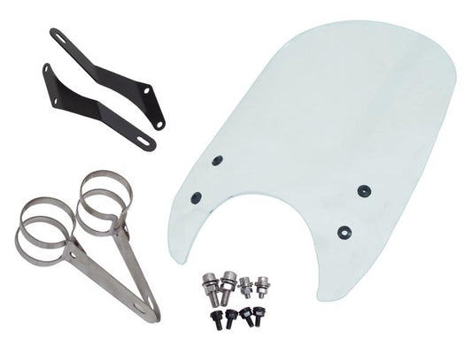 WorldWalk ワールドウォーク フォークマウントスクリーン ロング クリア XSR700用 カタログ品番：P091-9202 メーカー品番：ws-26-5lc