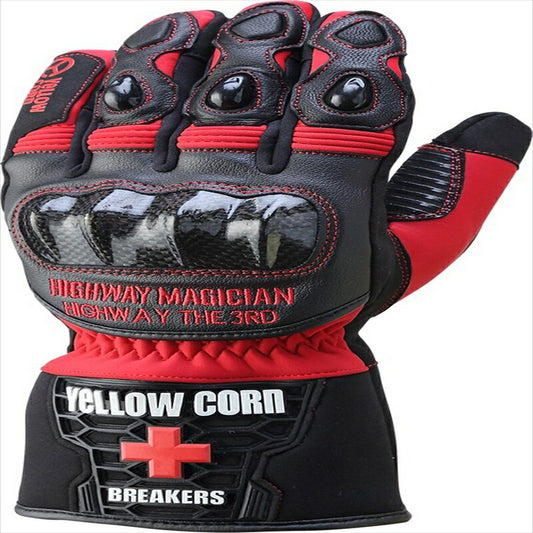 イエローコーン｜ウインターグローブ YG-324W RED #M｜YG-324W