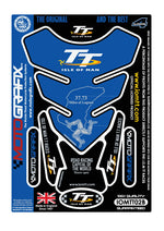 モトグラフィックス タンクパッド BLU Official TT Races