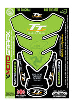 モトグラフィックス タンクパッド GRN Official TT Races