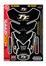 モトグラフィックス タンクパッド BLK Official TT Races
