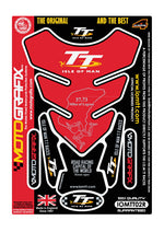モトグラフィックス タンクパッド RED Official TT Races