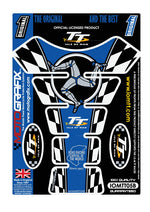 モトグラフィックス タンクパッド BLU Official TT Races