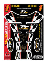 モトグラフィックス タンクパッド BLK Official TT Races