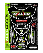 モトグラフィックス タンクパッド 2015GRN Official TT Races