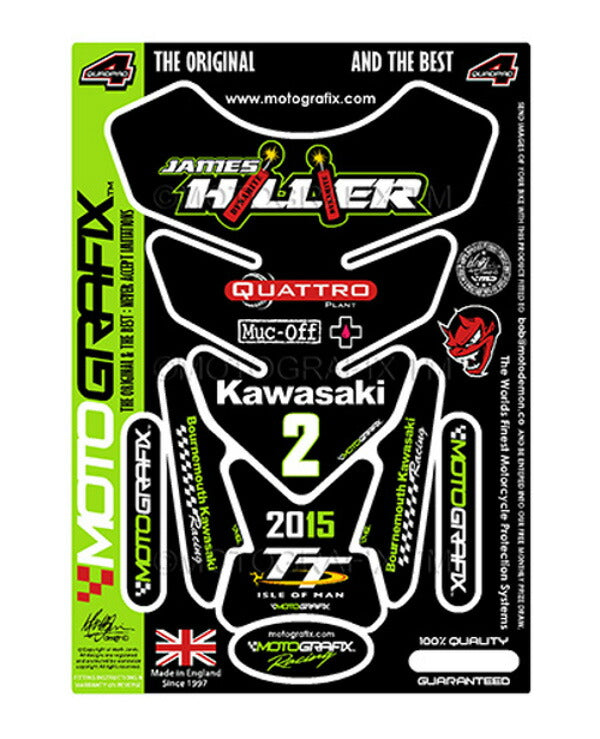 モトグラフィックス タンクパッド 2015GRN Official TT Races