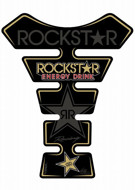 モトグラフィックス タンクパッド BLK ROCKSTAR03
