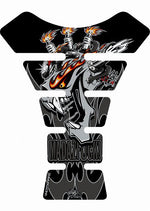 モトグラフィックス タンクパッド BLK STREET SPINE