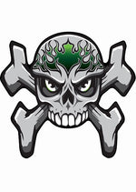 モトグラフィックス タンクパッド GRN STREET SPINE