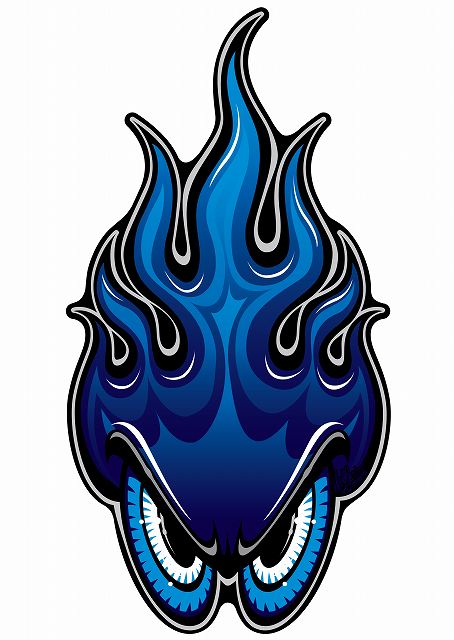 モトグラフィックス タンクパッド BLU STREET SPINE
