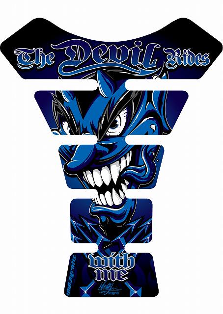 モトグラフィックス タンクパッド BLU STREET SPINE