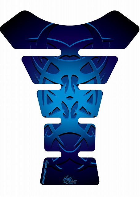 モトグラフィックス タンクパッド BLU STREET SPINE