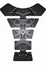 モトグラフィックス タンクパッド BLK／SLV STREET SPINE