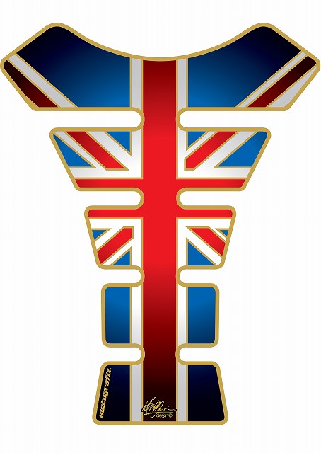モトグラフィックス タンクパッド GREAT BRITAIN STREET SPINE