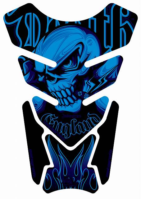 モトグラフィックス タンクパッド BLU STREET QUADPAD