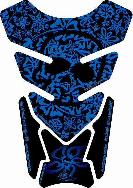モトグラフィックス タンクパッド BLU STREET QUADPAD