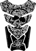 モトグラフィックス タンクパッド BLK／SLV STREET QUADPAD