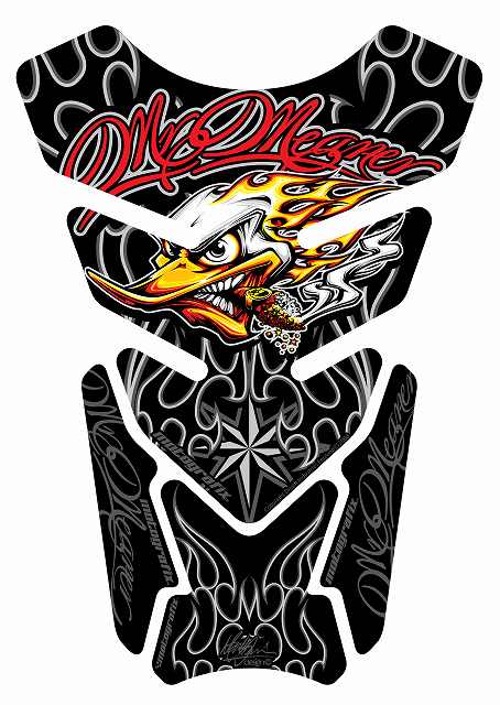 モトグラフィックス タンクパッド BLK STREET QUADPAD