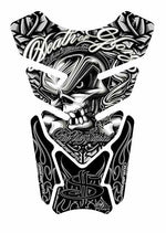モトグラフィックス タンクパッド BLK STREET QUADPAD