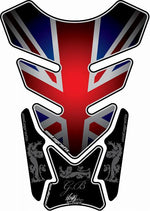 モトグラフィックス タンクパッド UNION JACK RED／ STREET QUADPAD