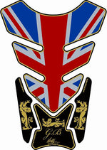 モトグラフィックス タンクパッド UNION JACK GLD STREET QUADPAD