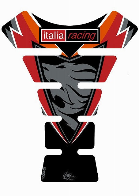 モトグラフィックス タンクパッド BLK APRILIA SPINE