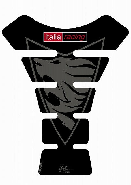 モトグラフィックス タンクパッド BLK APRILIA SPINE