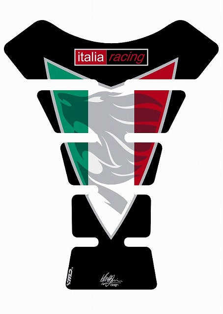 モトグラフィックス タンクパッド BLK APRILIA SPINE