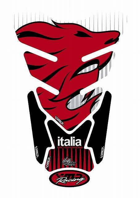 モトグラフィックス タンクパッド RED APRILIA QUADPAD