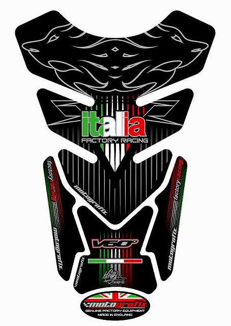 モトグラフィックス タンクパッド BLK APRILIA QUADPAD