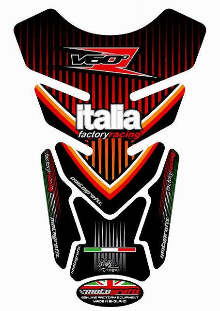 モトグラフィックス タンクパッド BLK APRILIA QUADPAD