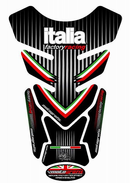モトグラフィックス タンクパッド BLK APRILIA QUADPAD