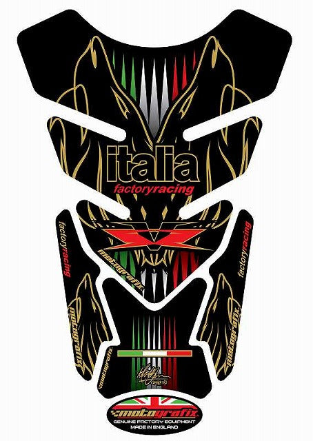 モトグラフィックス タンクパッド BLK APRILIA QUADPAD