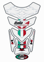 モトグラフィックス タンクパッド WHT APRILIA QUADPAD
