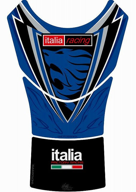 モトグラフィックス タンクパッド BLU APRILIA MILLE 98-03