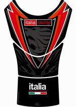モトグラフィックス タンクパッド BLK／RED APRILIA MILLE 98-03