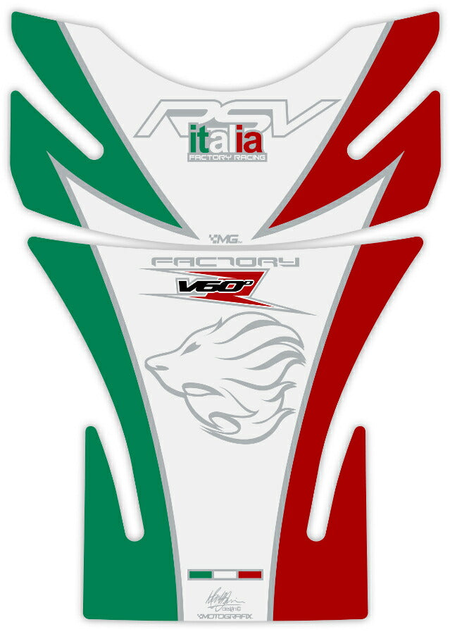 モトグラフィックス タンクパッド TRICOLORE APRILIA MILLE 01-03