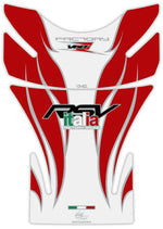 モトグラフィックス タンクパッド WHT／RED／SLV APRILIA MILLE 01