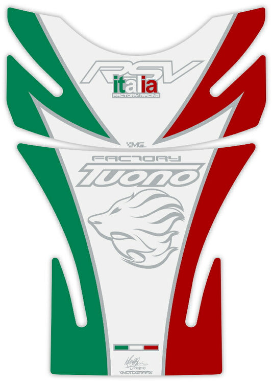 モトグラフィックス タンクパッド TRICOLORE APRILIA TUONO