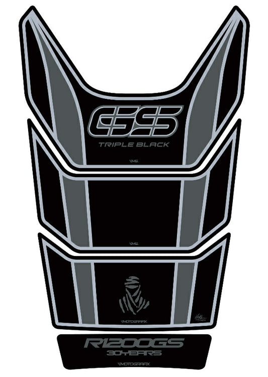 モトグラフィックス タンクパッド 30TH TRIPLE BLK BMW R1200GS 08-1