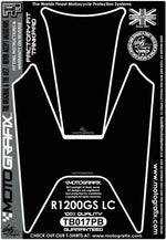 モトグラフィックス タンクパッド ピュアブラック R1200GS（水冷）13-