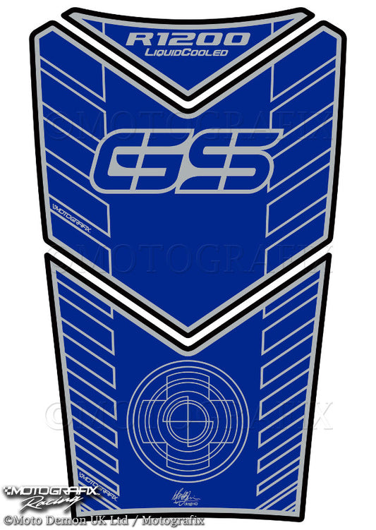 モトグラフィックス タンクパッド BLU／BLU R1200GS 13-