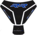 モトグラフィックス タンクパッド カーボン／SLV／ブルー S1000RR 15-