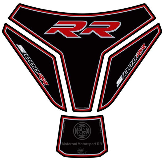 モトグラフィックス タンクパッド ブラック／レッド S1000RR 15-