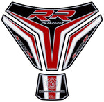 モトグラフィックス タンクパッド ブラック／ホワイト／レッド S1000RR 15-
