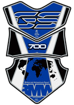 モトグラフィックス タンクパッド BLU BMW F700GS 12-15