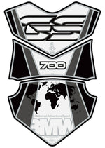 モトグラフィックス タンクパッド WHT BMW F700GS 12-15