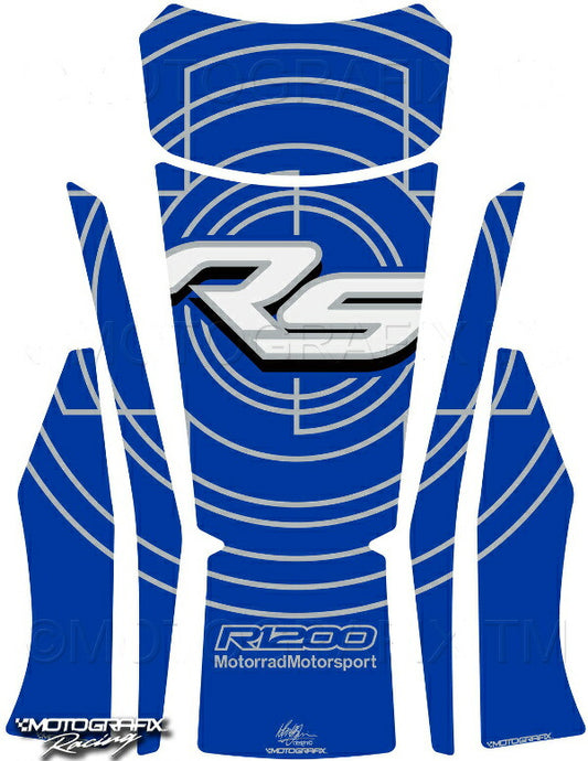 モトグラフィックス タンクパッド BLU R1200RS 15-