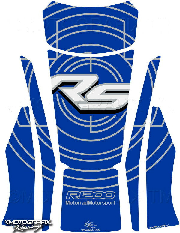 モトグラフィックス タンクパッド BLU R1200RS 15-