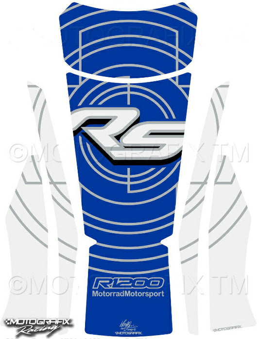 モトグラフィックス タンクパッド BLU／WHT R1200RS 15-